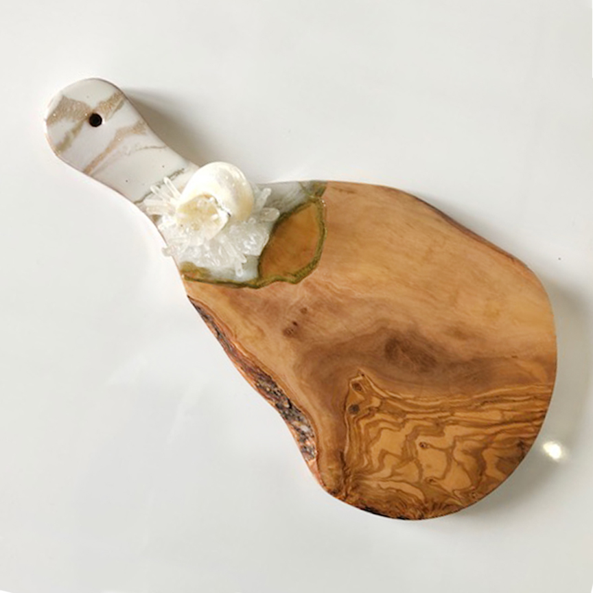 elysian clear quartz cheeseboard